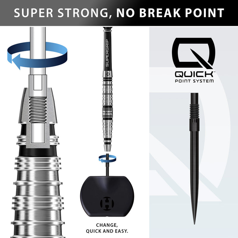Harrows Supergrip Quick point darts