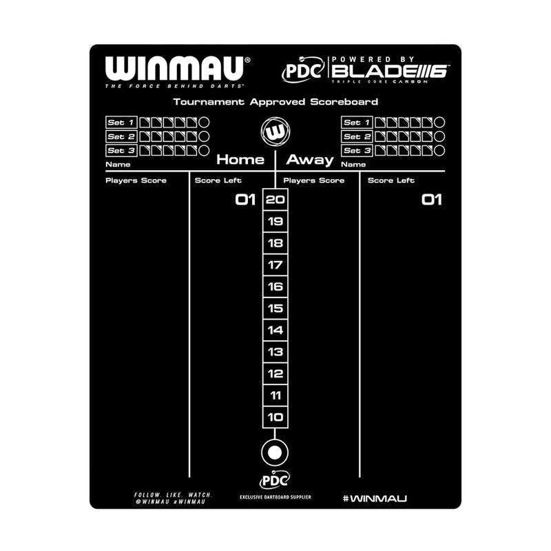 Winmau dry wipe Scoreboard